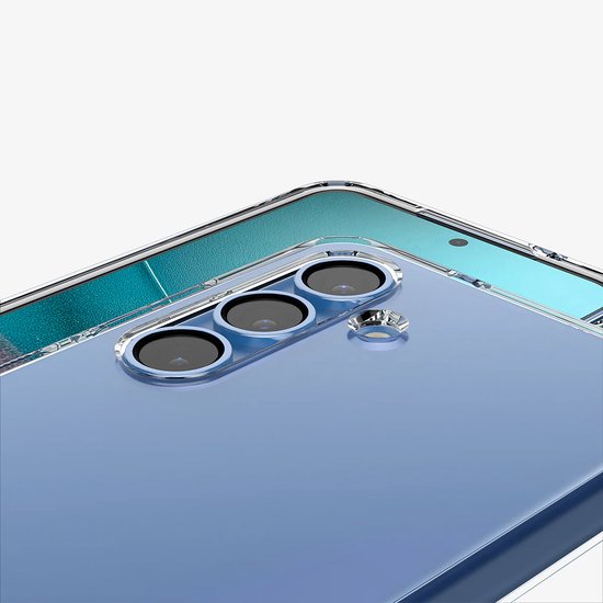 Coque Spigen adaptée à la coque Samsung Galaxy S25 en Siliconen - Coque arrière Spigen Liquid Crystal - Transparente