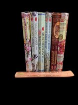 BUYXL HEM - Wierook - 6 pakjes x 20stokjes = 120 van verschillende geuren wierook - wierook pakket - Creëer een Betoverende Sfeer met Ons Indiase Wierook Pakket en Gratis Wierookhouder!