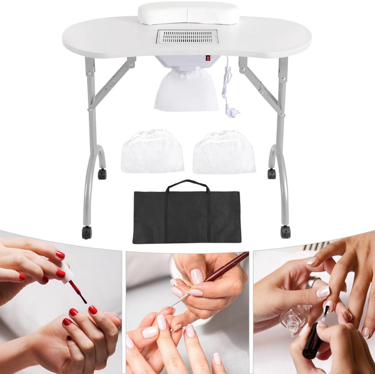 ApexArte® Nageltafel - Manicuretafel - Pedicure Bureau