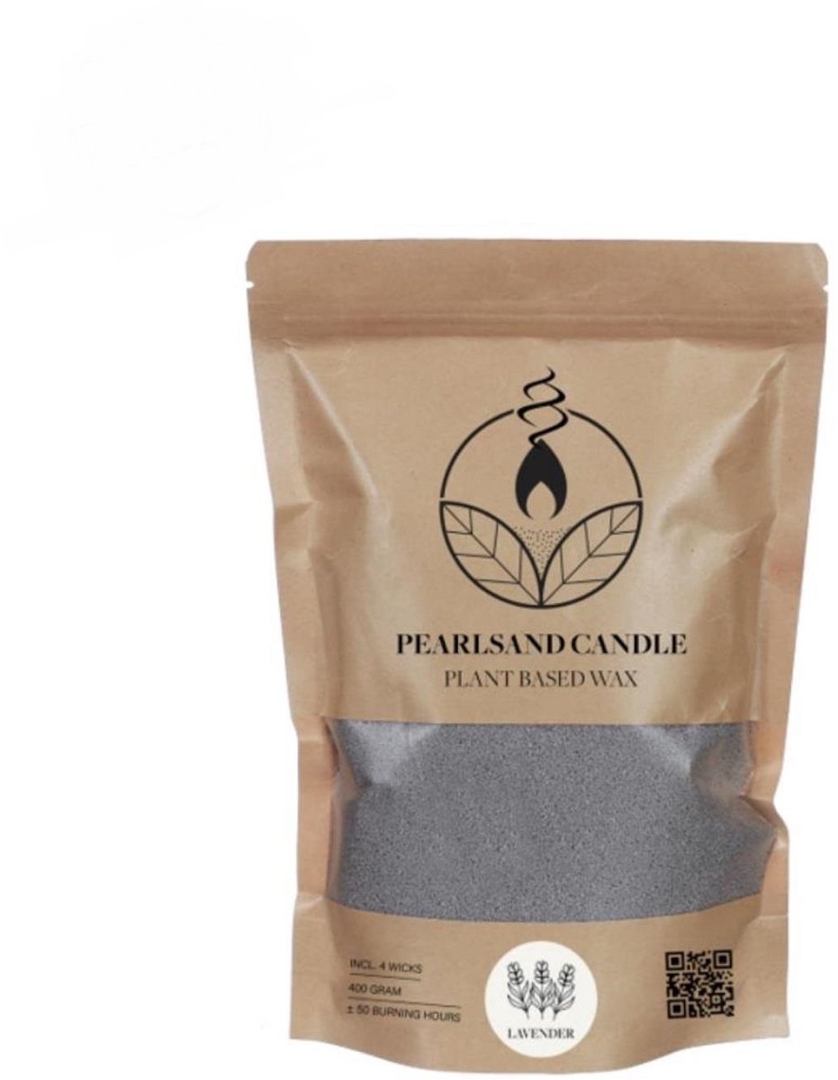 Kaarsenzand met geur Lavendel 400 gram