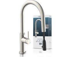 SCHÜTTE BLACKPOOL Keukenkraan - Met uittrekbare uitloop - RVS look