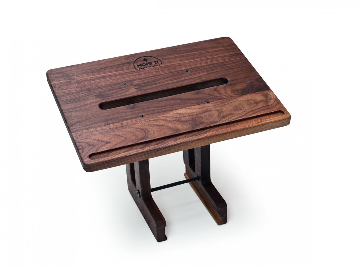 WaterRower Laptop Steun Notenhout Geschikt voor 17 Inch