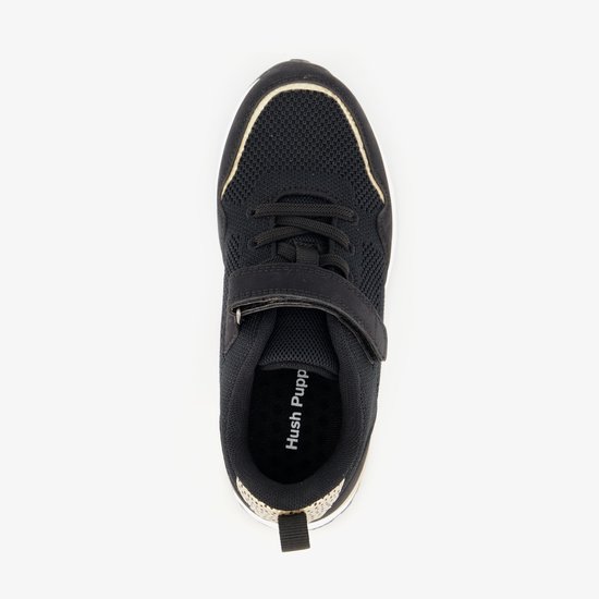 Hush Puppies meisjes sneakers zwart goud - Maat 31 - Uitneembare zool