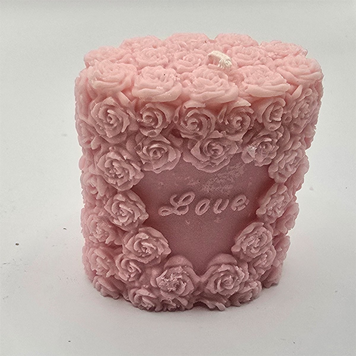 Luxe Geurkaarsen Set – Handgemaakte Kaarsen met Gegraveerde Rozen & ‘Love’ Gravure – Vanille Geur, Gemaakt van Palmwas – Romantisch Cadeau voor Valentijn, Bruiloft & Interieurdecoratie — cadeau in Wonen & Interieur - foto 3