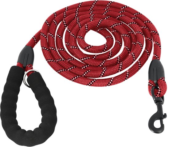 KCMultisupplies laisse pour chien rouge 3 mètres