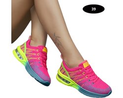 Nivard Tennisschoenen - Heren - Dames - Tenniskleding - Indoor - Outdoor - Roze - Maat 39