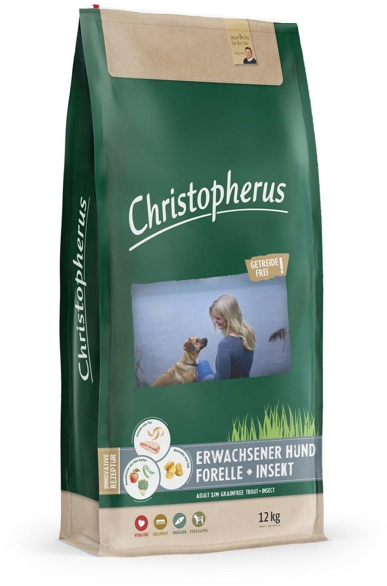 Christopherus Christopherus graanvrije Forel+Insek 12kg - Forel & insect
