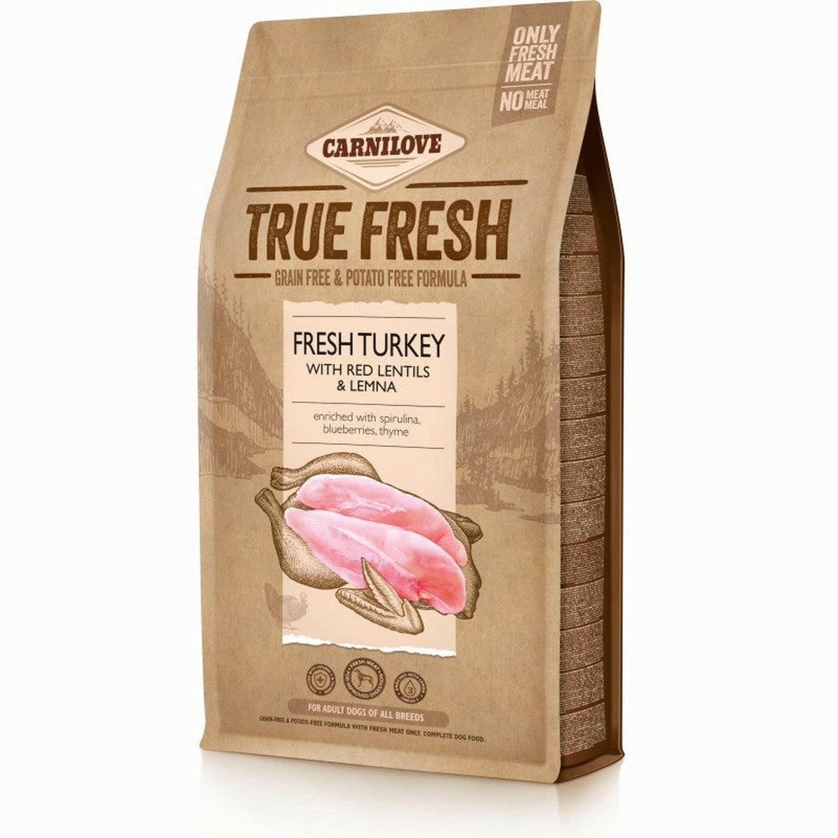 Carnilove Carnilove True Fresh - Adult - Kalkoen - 1,4 kg
