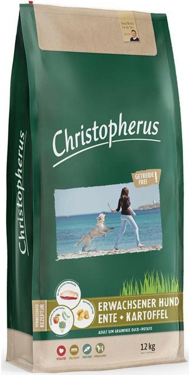 Christopherus Christopherus graanvrije eend & aardappel - 12kg