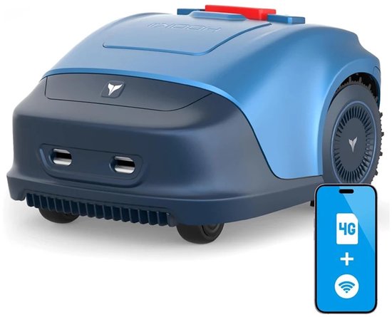 Automatische Grasmaaier voor Tuinen tot 1000m² – Draadloos & Slimme Navigatie – BLAUW