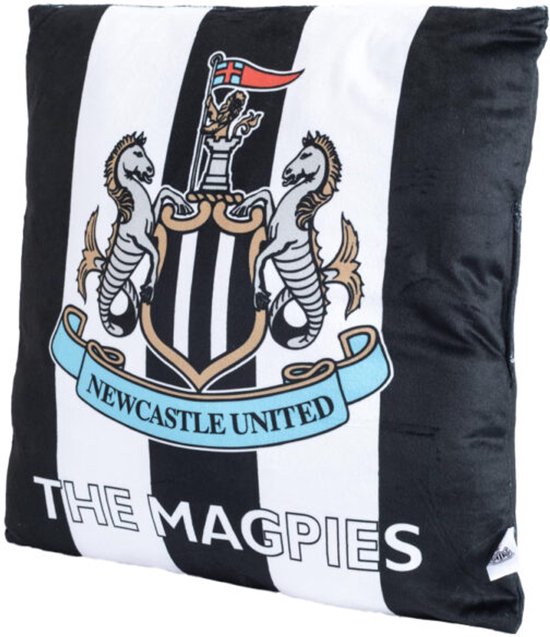 Fanion Newcastle United FC – 36x28 Cm – Merch Officiel Noir Et Blanc – Idée Cadeau