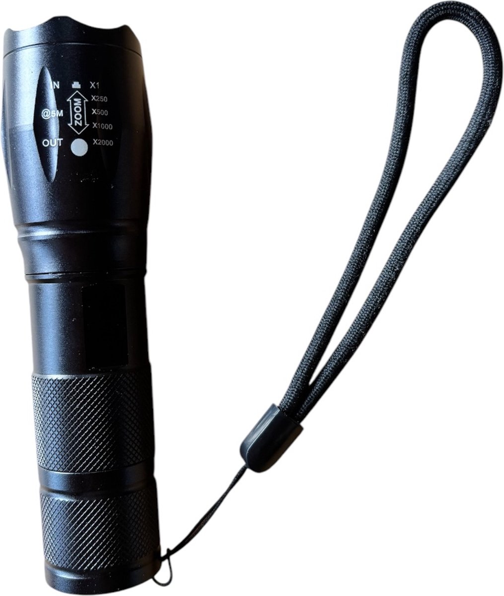zak lamp - noodpakket - nood zaklamp- zaklamp op batterijen - LED zaklamp - stroom uitval lamp
