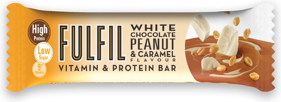 Fulfil Nutrition - Vitamine & Proteïne Repen - White Chocolate Peanut & Caramel - 15 stuks — afbeelding 2
