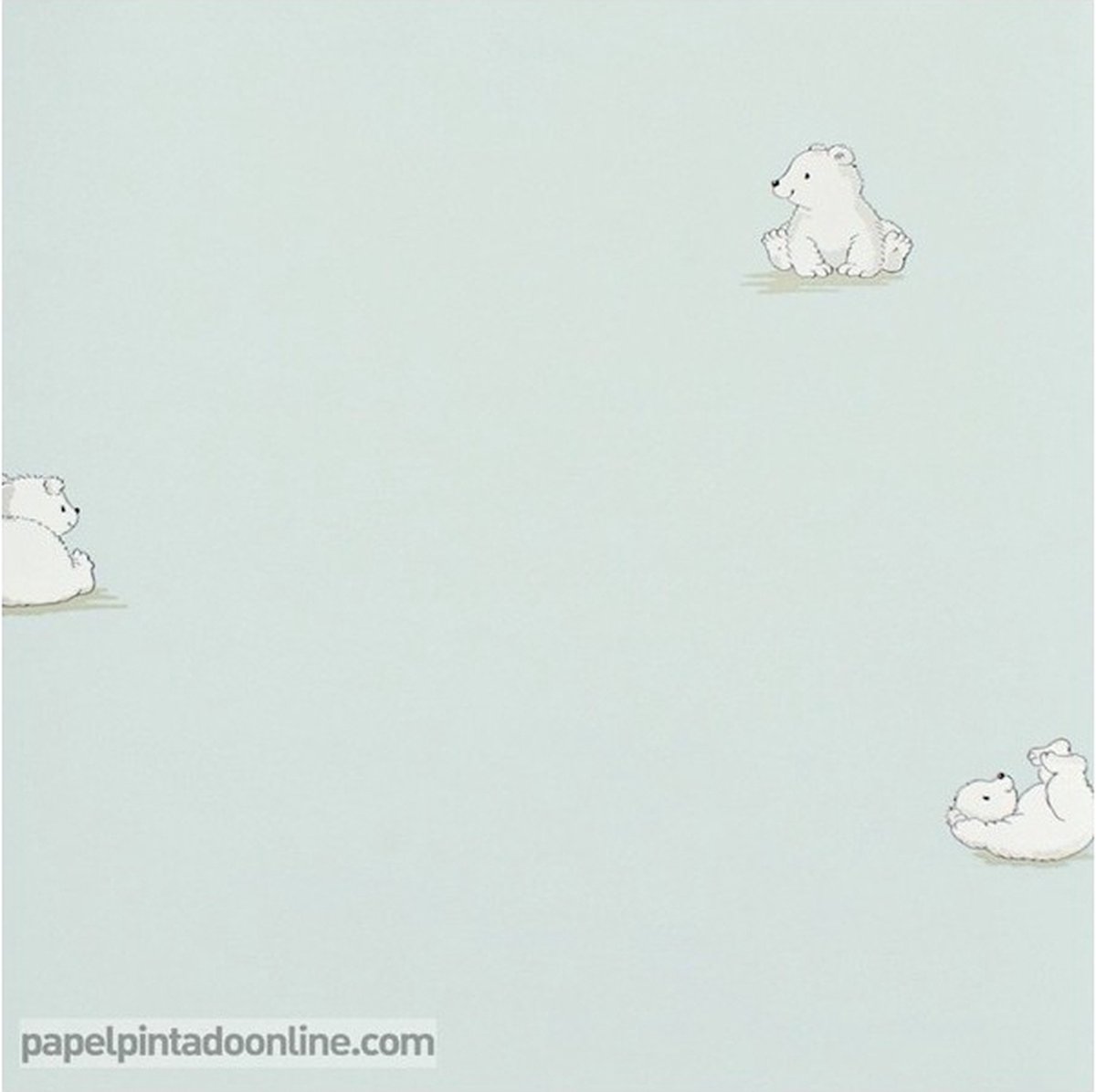 Four Friends - Behang Kinderkamer - Babykamer - Behangpapier - Kinderbehang - Beertjes - 0,53 x 10,05M.