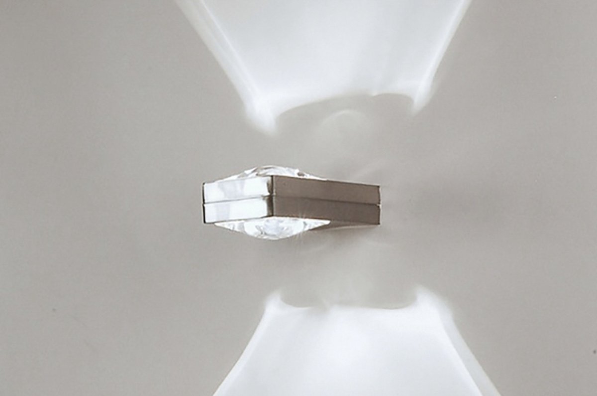 Lumidora Wandlamp 64101 - Voor binnen - CHEZ - G9 - Staalgrijs - Staal - Buitenlamp - Badkamerlamp - IP44