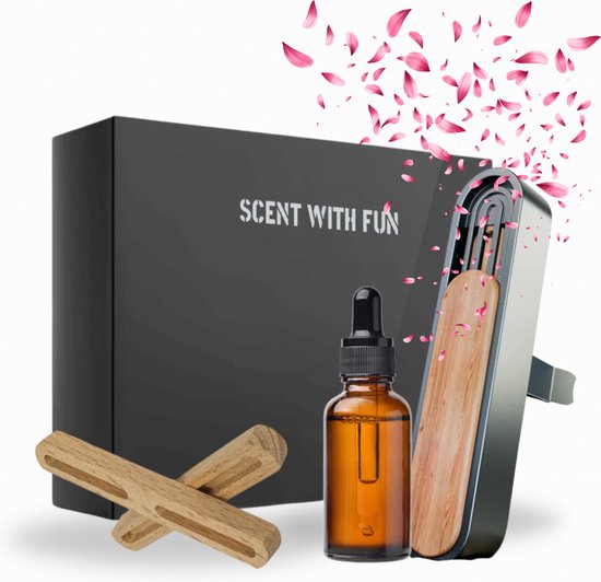 SWF Auto Parfum - '' Enitio'' - Auto Geurverfrisser - Luchtverfrisser - Autoparfum - Geschenkset Vrouwen & Mannen - The Rituals of Japanese Plums - Musk en Vanille - Valentijn