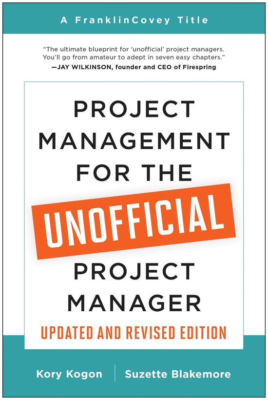 Project Management for the Unofficial Project Manager (Updat ... - cover