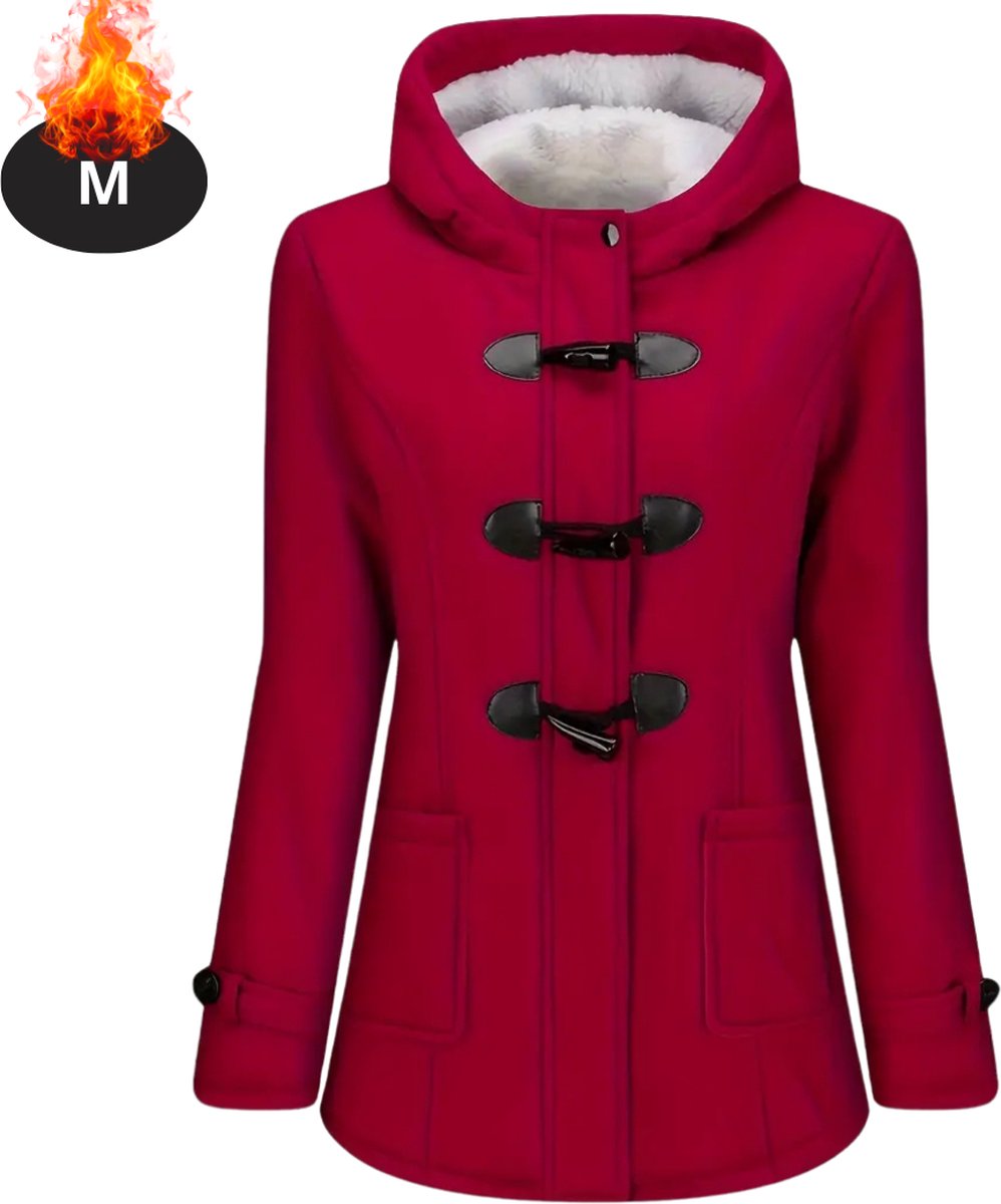 Bovista Winterjas Parka Dames Winter Jas Volwassen Stijlvol Bordeauxrood