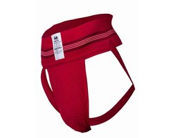 MM Sports The Original No. 10 Swimmer/Jogger Jockstrap 3 inch Red - MAAT L - Heren Ondergoed - Jockstrap voor Man - Mannen Jock