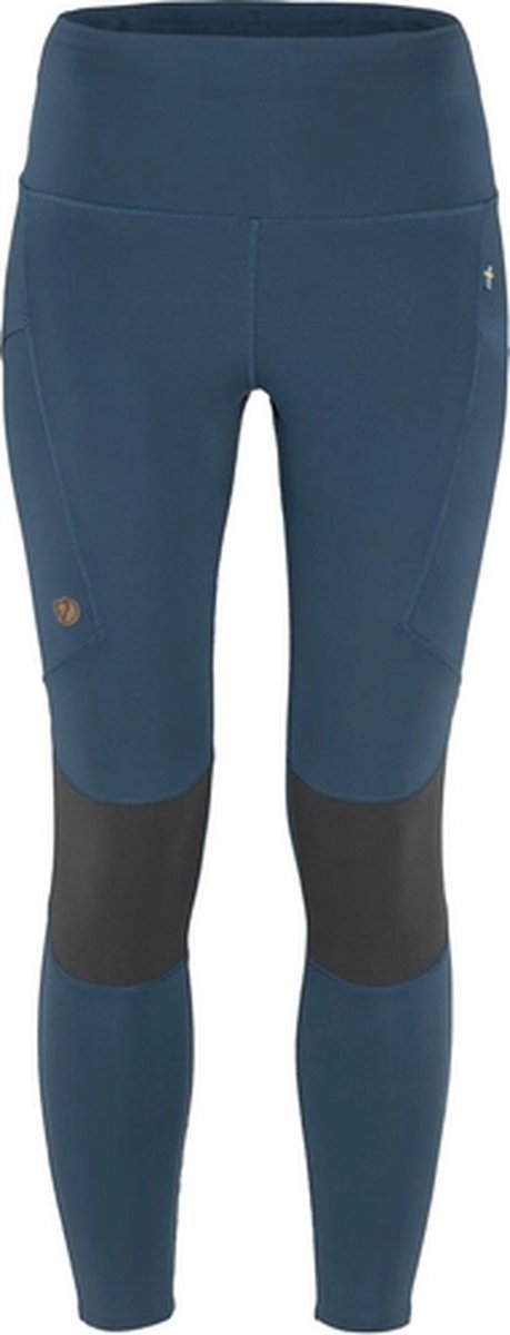 Legging Fjallraven Women Abisko Trekking Tights Pro Indigo -Iron Zwart