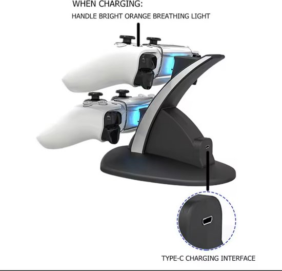 PandaXun for Quest 3 Charging Dock, Charging Stand for Quest 3