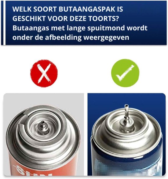 Cadrim Butaan Torch, Navulbare Pro Culinary Blow Torch Dubbele Vuur Kookfakkel En Kleine Verstelbare Vlam Keukenfakkel