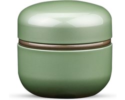 Luxe Begrafenis Urn 250 ML - Crematie Urn - Uniek - Voor Huisdieren of Menselijk As - Crematie As - Mini Urn - Decoratie Urn - GROEN
