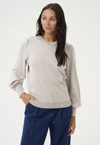Kaffe KAlizza Round Neck Knit Pullover Buttons Dames Trui - Maat L