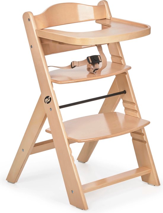 Betaalbare Goederen® Kinderstoel - Wit - Hout - Triptrapstoel - Triptrap Stoel - Triptrap Kinderstoel van Merkloos — afbeelding 2