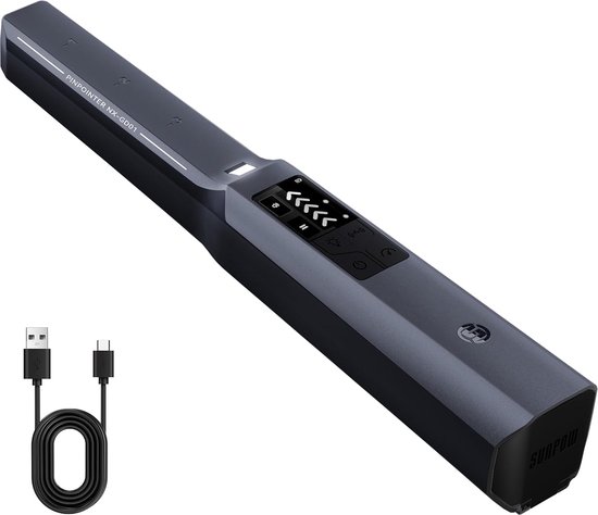 Draagbare Metaaldetector Pinpointer Waterdichte Handheld Gouden Metaaldetector metalen pinPointer IP66 waterdicht 360 ° Scan voor gouden munten hond, relikken, sieraden