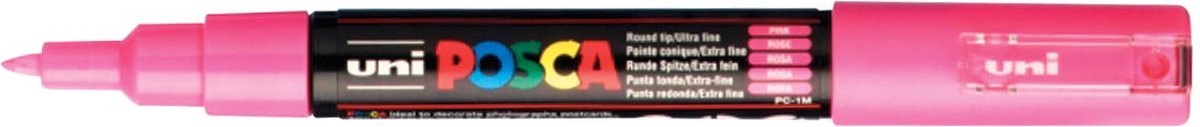 Uni POSCA paintmarker PC-1MC, 0,7 - 1 mm, roze 6 stuks