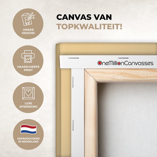 Tableau sur toile 80x120 cm - Décoration murale Jaune - Snoep - Couleur - Décoration murale murale salon - Décoration chambre - Accessoires chambre - Peintures sur toile