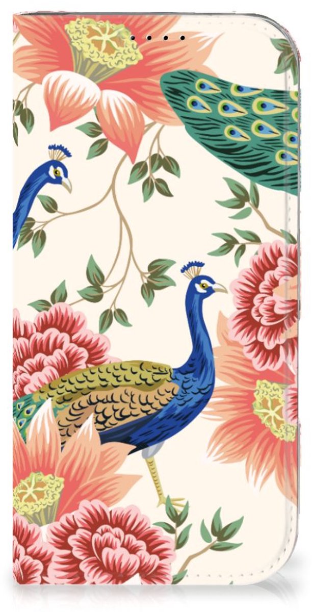 Hoesje maken voor iPhone 16 Pro Pink Peacock