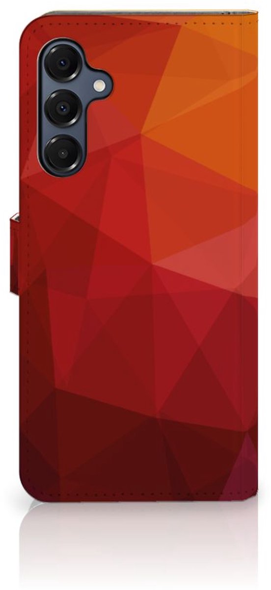 Book Case voor Samsung Galaxy A16 4G/5G Polygon Red
