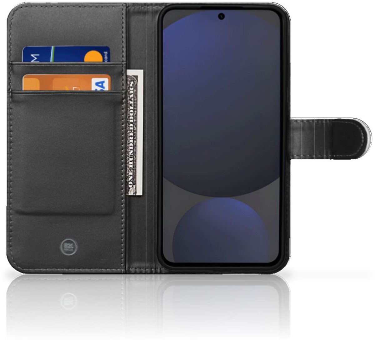 Samsung Galaxy S24 FE Telefoonhoesje met Pasjes Tijger