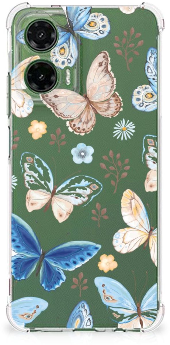 Case Anti-shock voor Motorola Moto G35 Vlinder