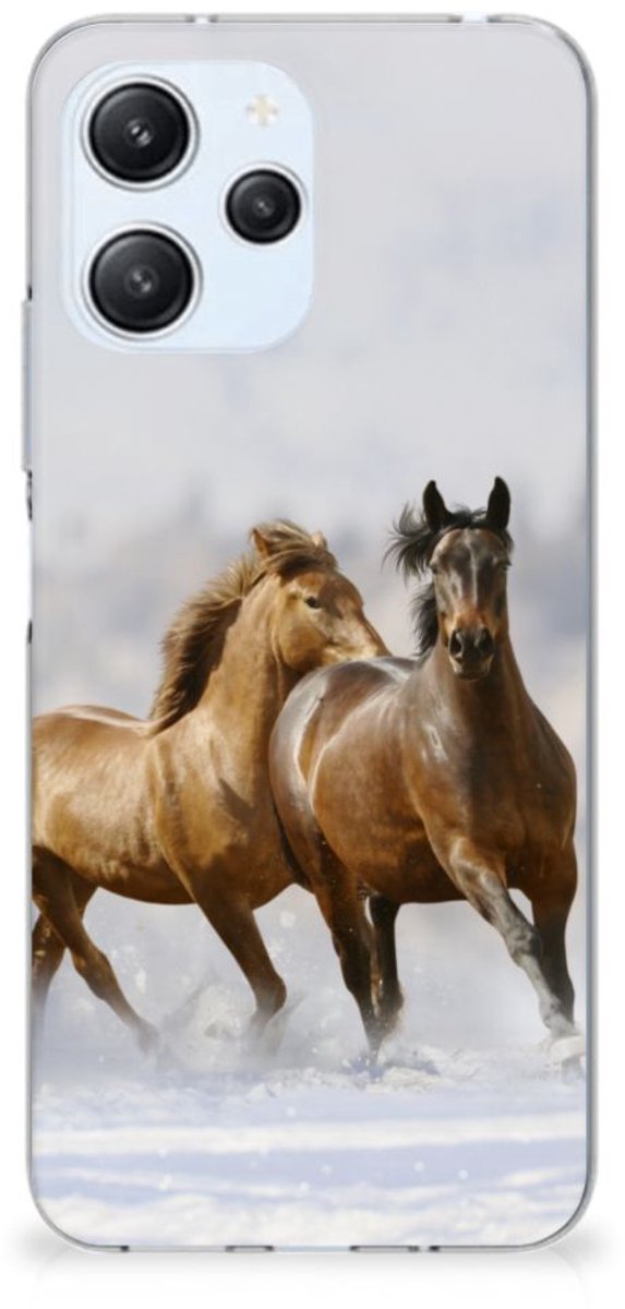 Xiaomi Redmi 12 4G TPU Hoesje Paarden