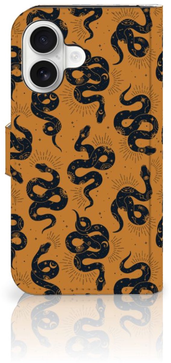 Telefoonhoesje met Pasjes voor iPhone 16 Snakes