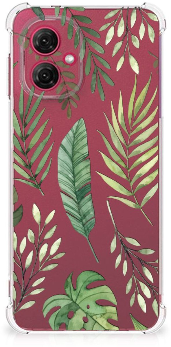 Motorola Moto G55 Case Leaves