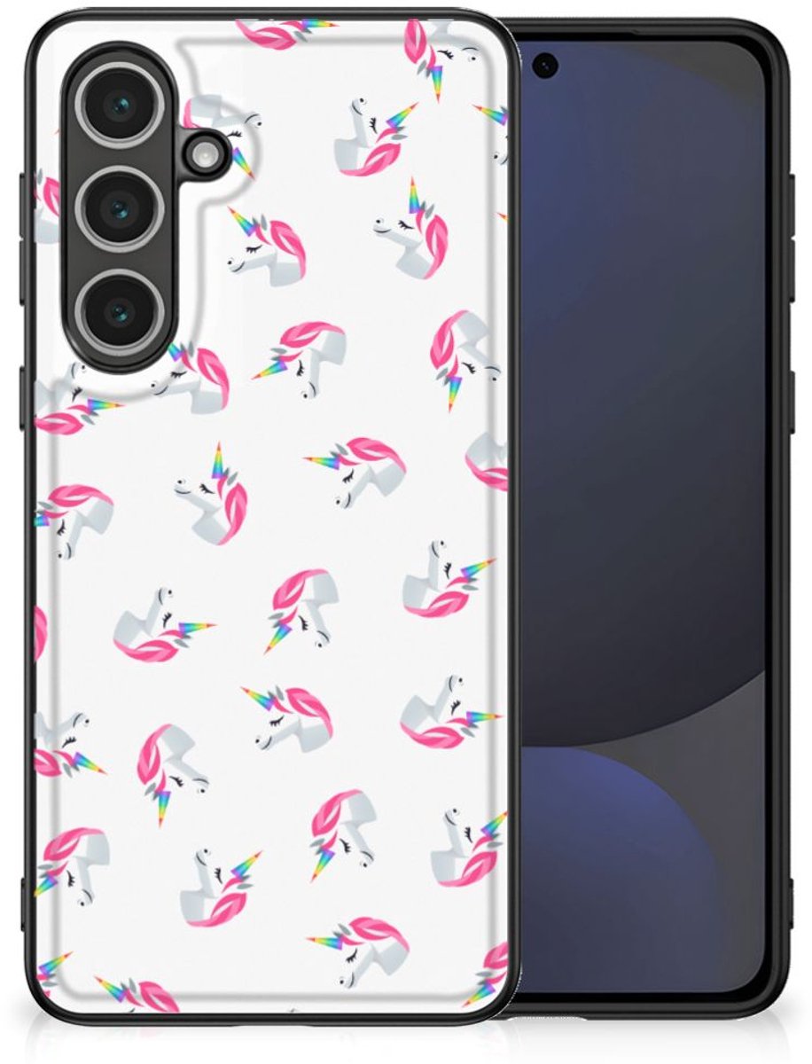 Back Case voor Samsung Galaxy S24 FE Unicorns