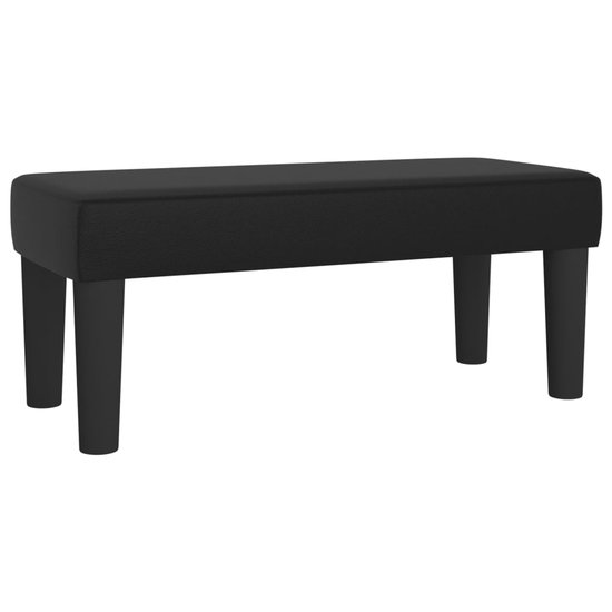 Banc vidaXL - Bancs - Banc - Sièges - Banc 70x30x30 cm Similicuir Noir