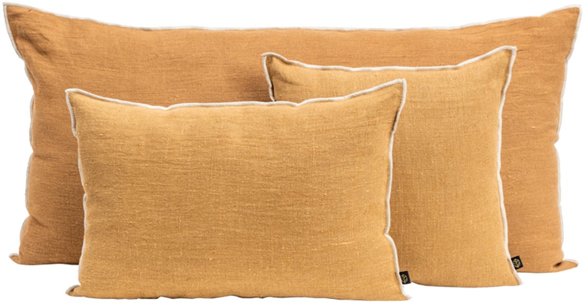 Chennai linnen kussen tabac 55x110 cm