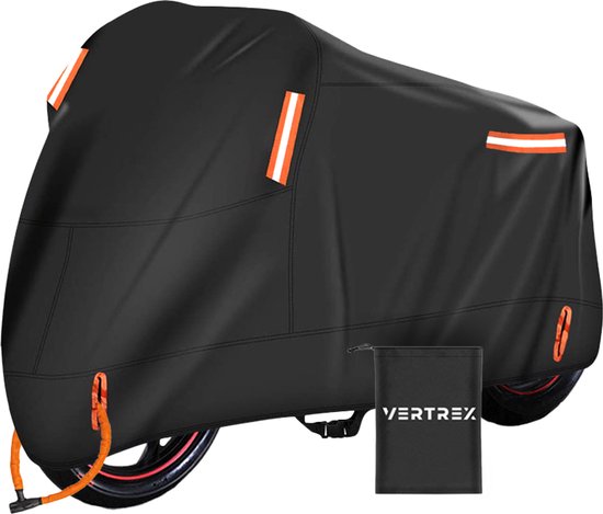 Vertrex Motorhoes & Scooterhoes – met Windscherm – Scooter Hoes – Waterdicht Buiten – Motor hoes