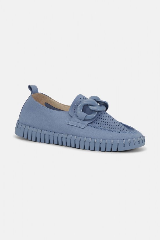Mocassins Tulip Ilse Jacobsen bleu Microfibre - Femme - Taille 41