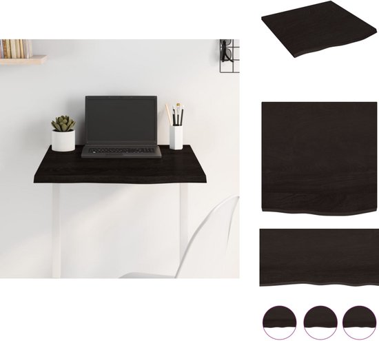 Tafelblad vierkant 60x60x2 cm massief acaciahout