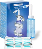 Comformidable® Neusdouche - 90 x Spoelzout - Verlichting van Verstopte Neus – Neusdouche Volwassenen - Nasaal Spoelzout - Neusreiniger – Zoutoplossing – Neusspoeler – Neus Douche