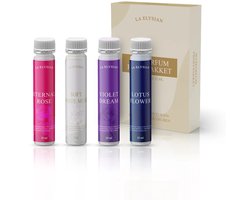 La Elysian Wasparfum Proefpakket – 4 x 25ml - 4 Unieke Geuren voor een Frisse en Luxe Was
