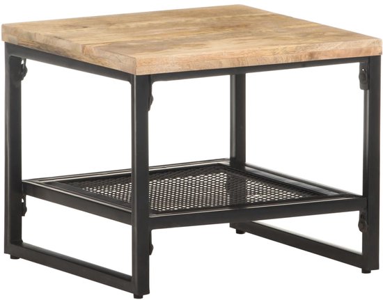 Table d'appoint vidaXL 40 x 40 x 35 cm en bois de manguier massif - Table d'appoint - Tables d'appoint - Table en bois - Tables en bois