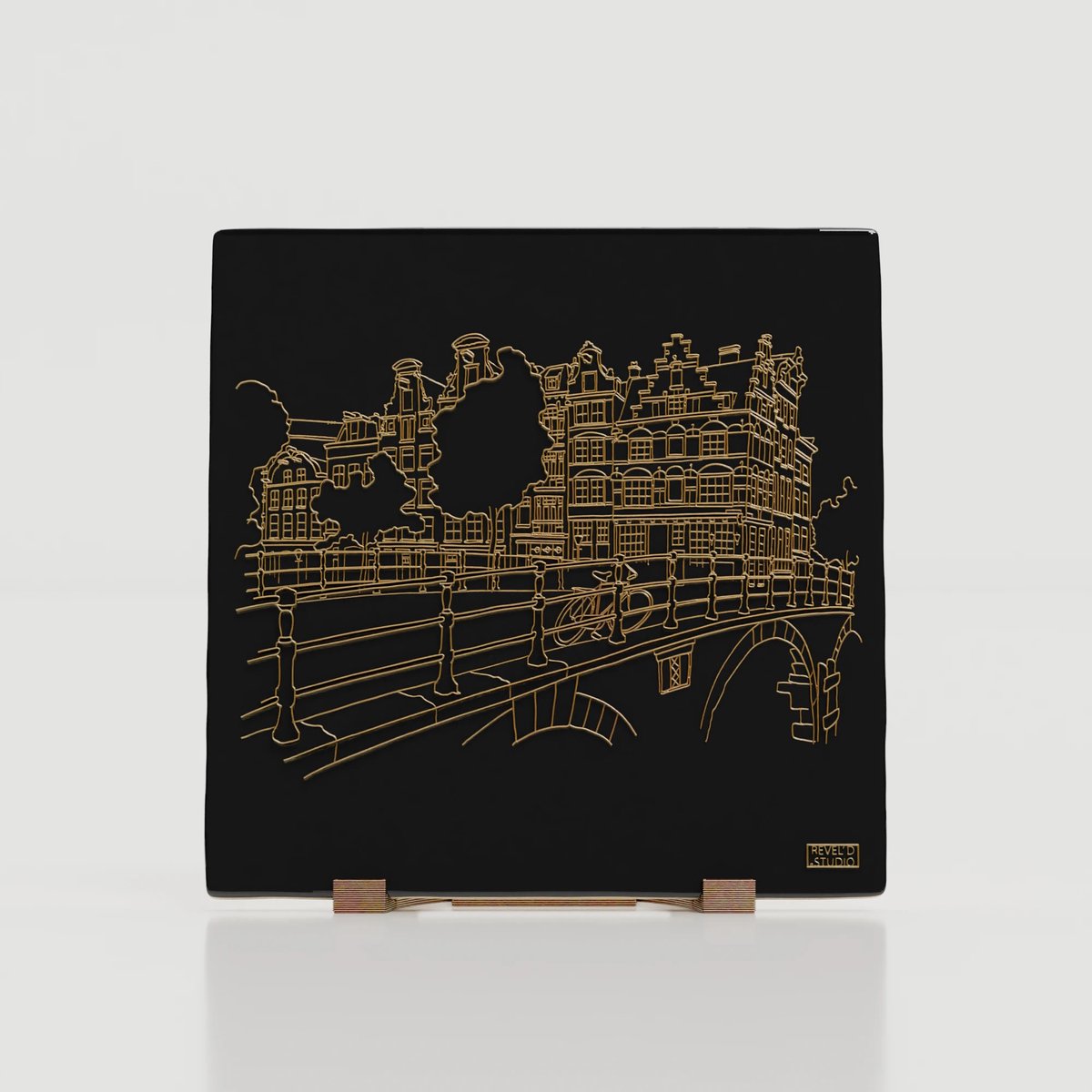Prinsengracht, Brouwersgracht – Amsterdam – Tegel (3D- Print)