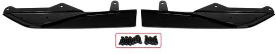 Extension de jupes latérales Ventoro – Pour BMW Série 2 G42 (2022-2024) – Style M Performance – Zwart brillant – Accessoires auto